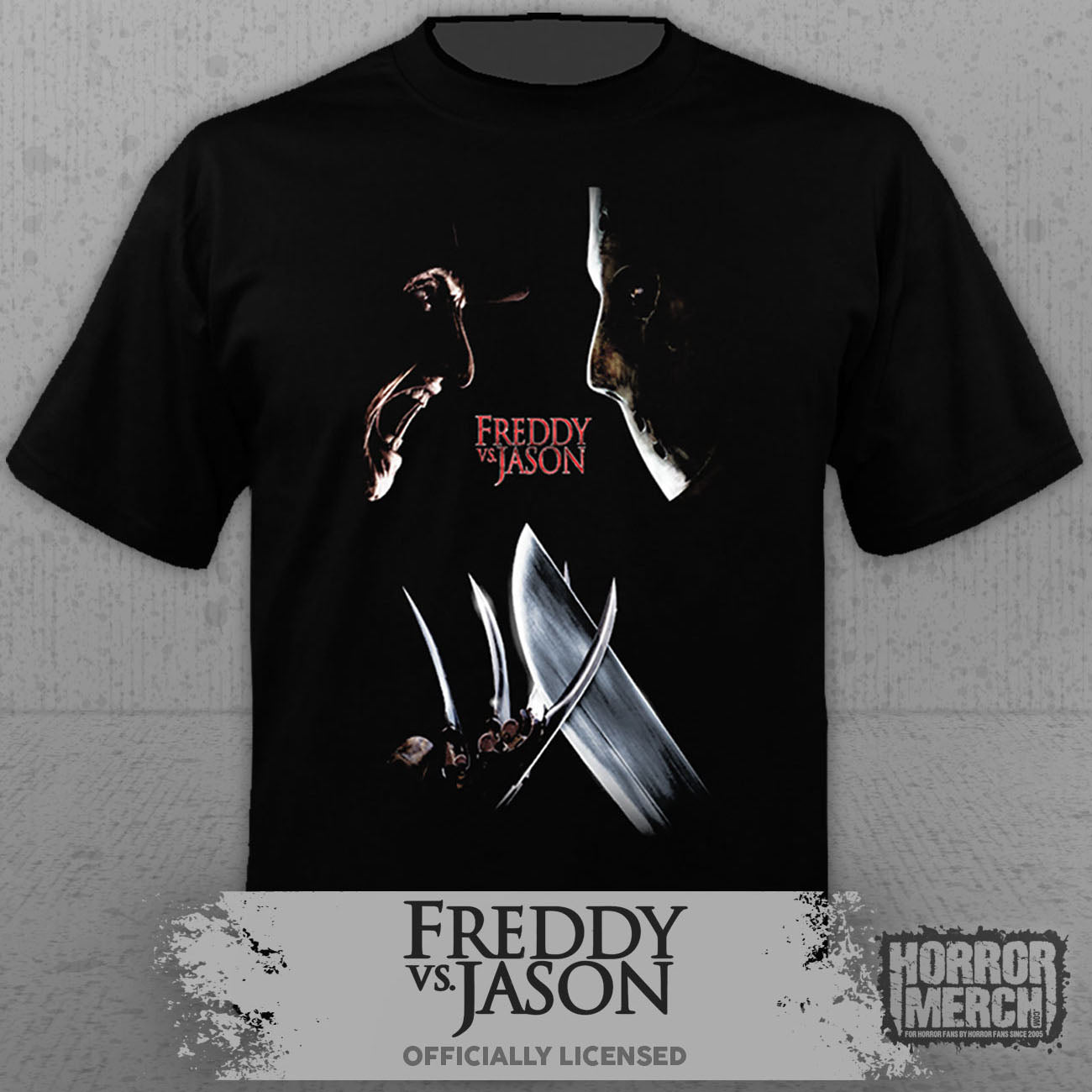 Freddy Vs Jason - Face Off Mens Shirt
