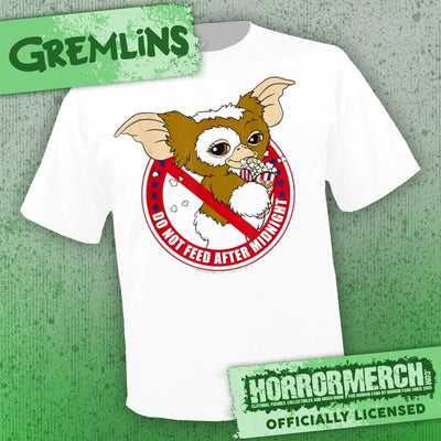 Gremlins - Do Not Feed After Midnight (White) Mens Shirt