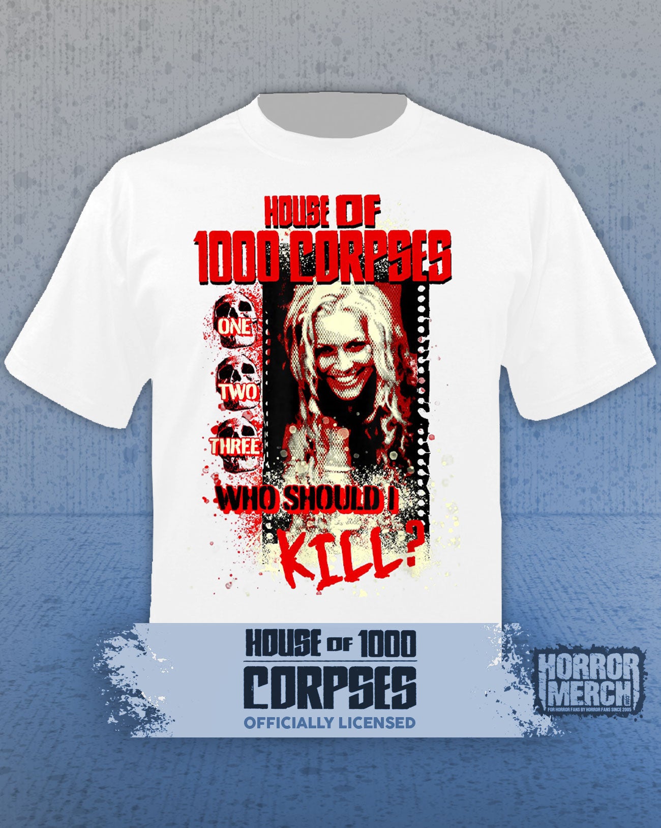 House Of 1000 Corpses - Who Should I Kill Womens Shirt (White)