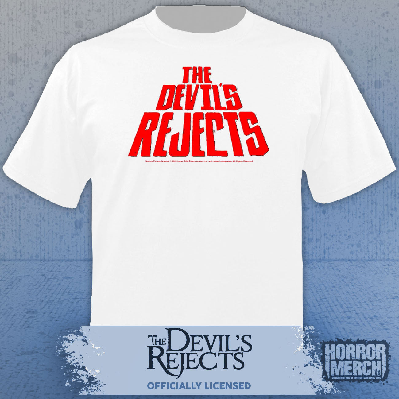 Devils Rejects - Logo Mens Shirt (White)