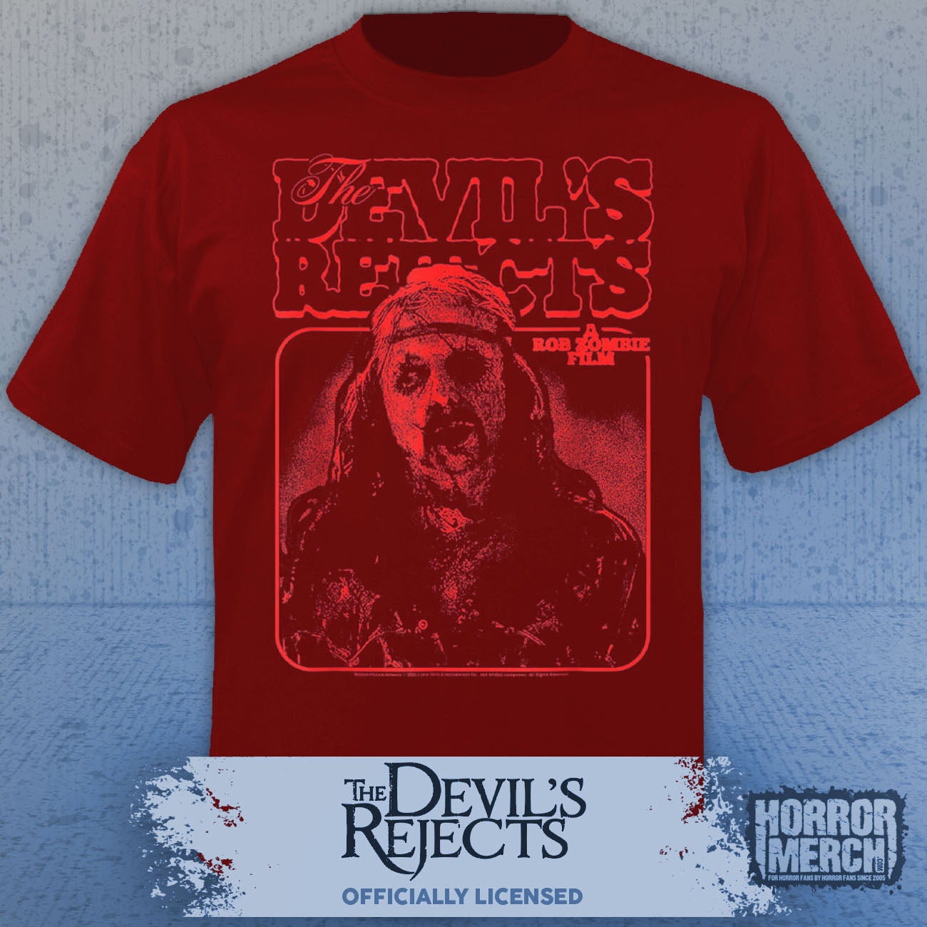 Devils Rejects - Running Corpse Womens Shirt (Red)