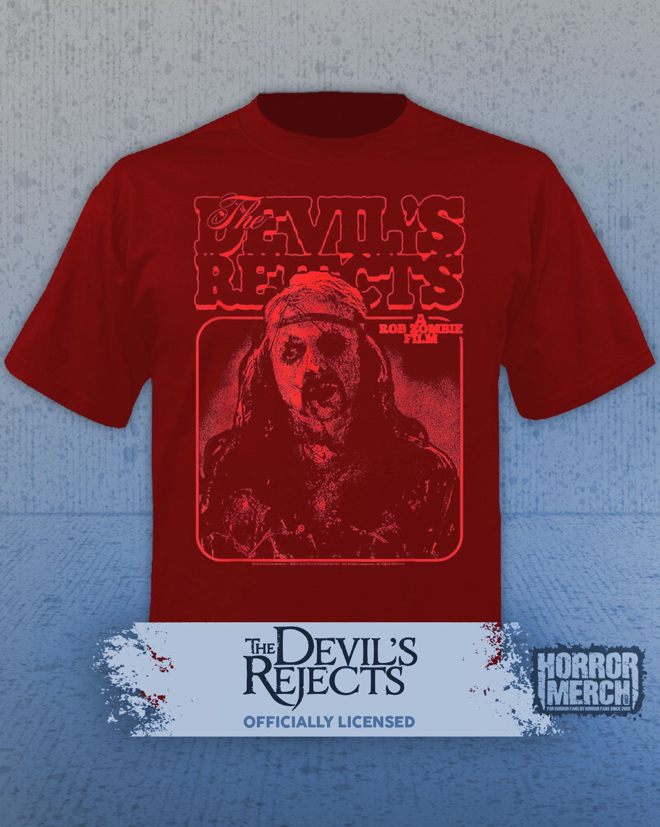 Devils Rejects - Running Corpse Womens Shirt (Red)