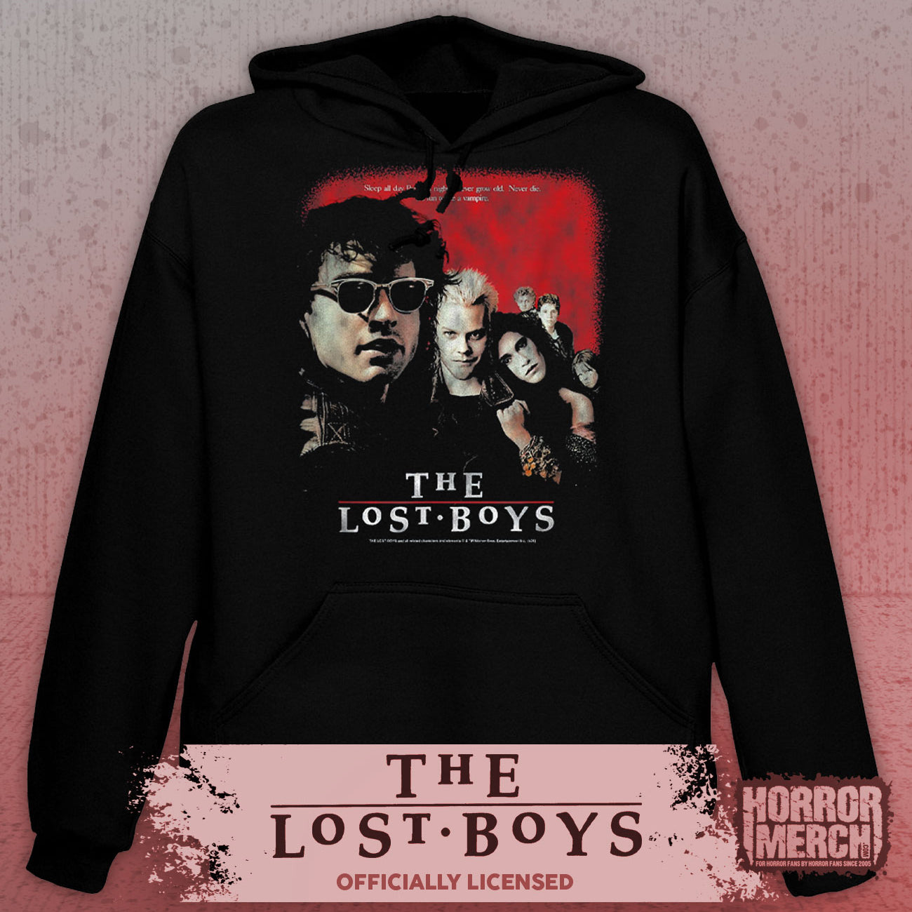 Lost Boys - Distressed Poster Hooded Sweatshirt