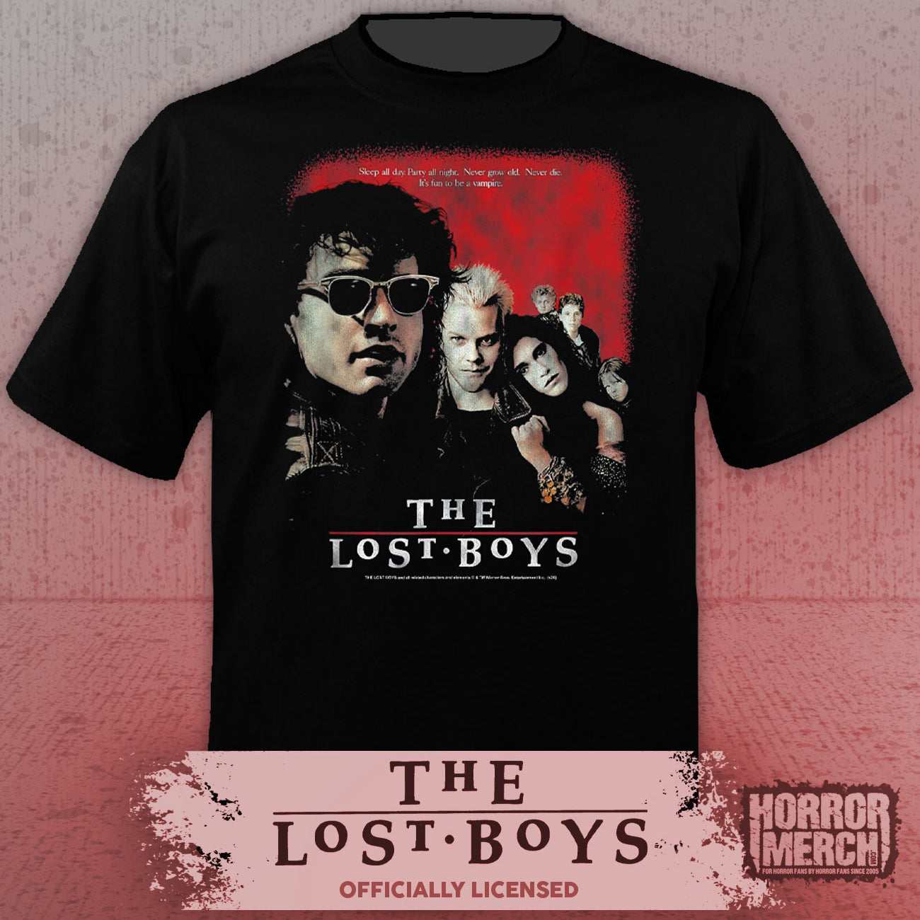Lost Boys - Distressed Poster Womens Shirt