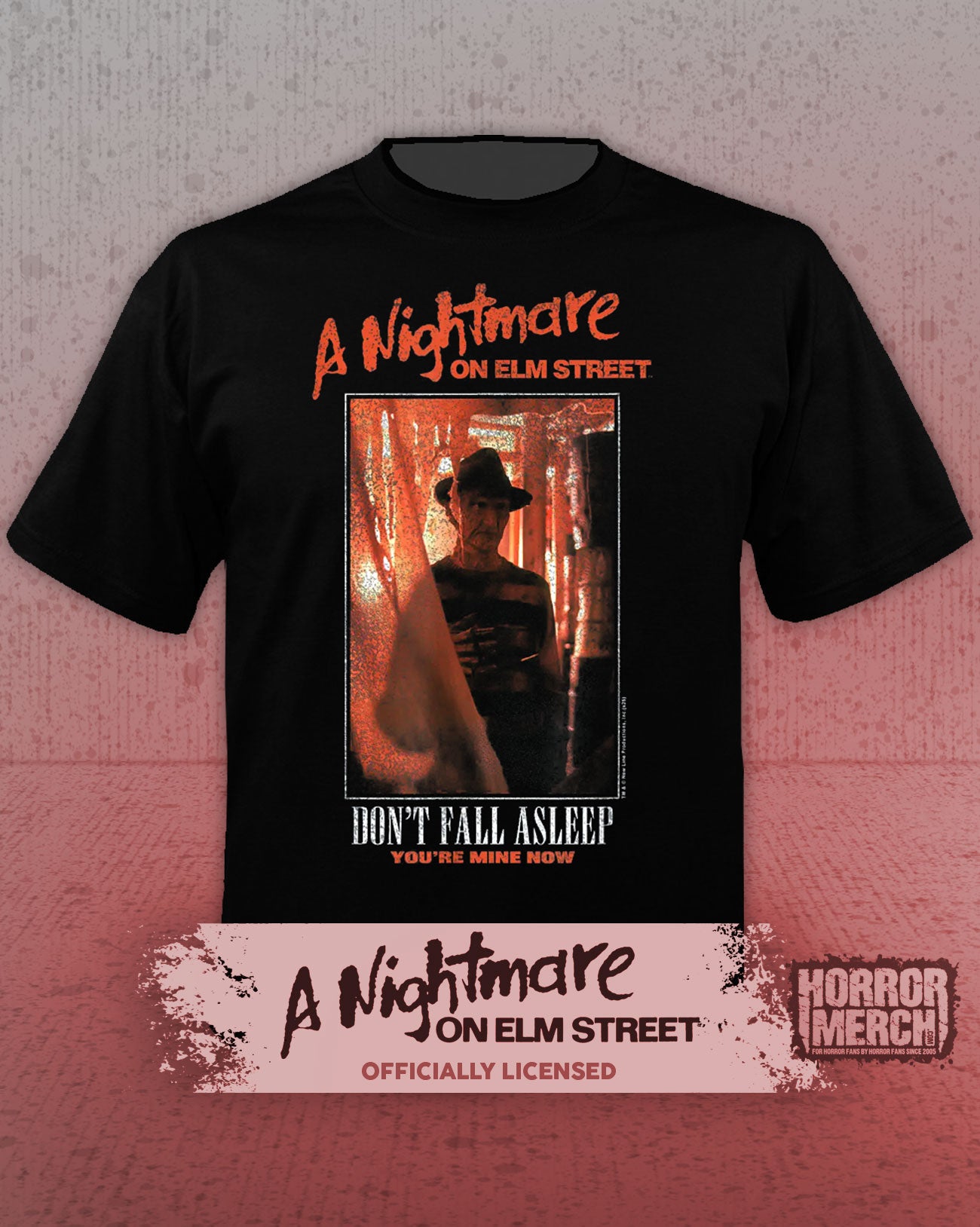 Nightmare On Elm Street - Dont Fall Asleep Mens Shirt