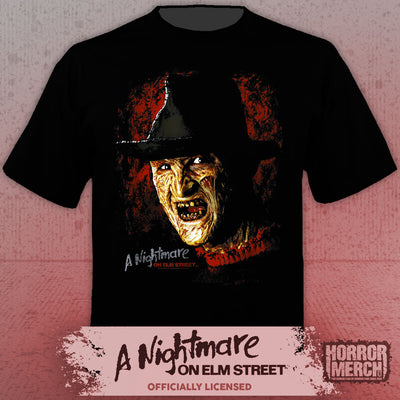 Nightmare On Elm Street - Close-Up (Laugh) Mens Shirt