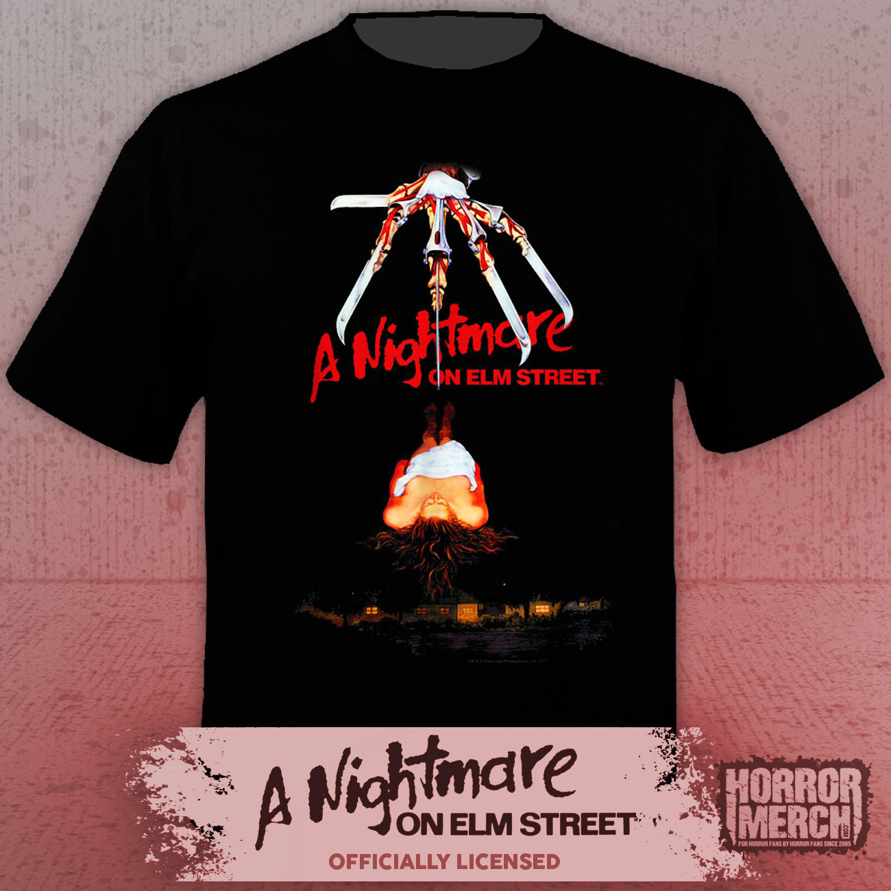 Nightmare On Elm Street - French Poster Mens Shirt