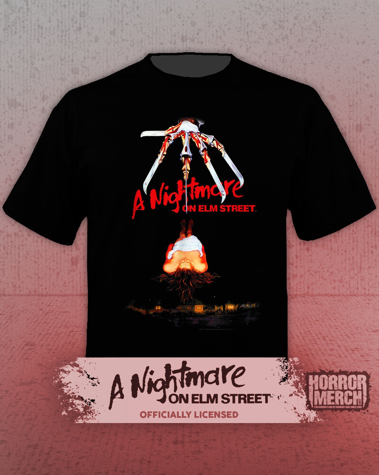 Nightmare On Elm Street - French Poster Mens Shirt