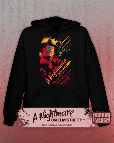 Nightmare On Elm Street - Neon Hooded Sweatshirt
