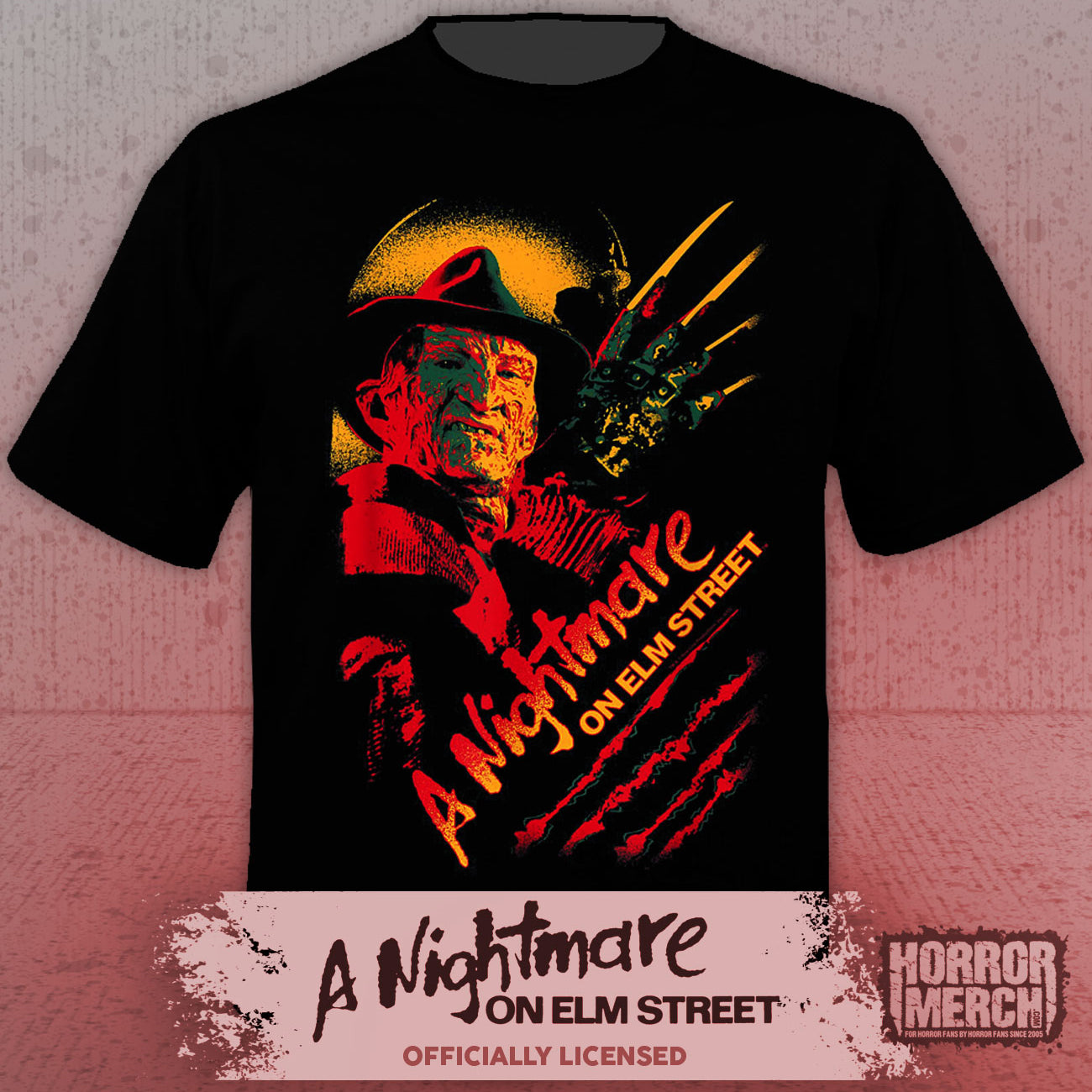 Nightmare On Elm Street - Neon Womens Shirt