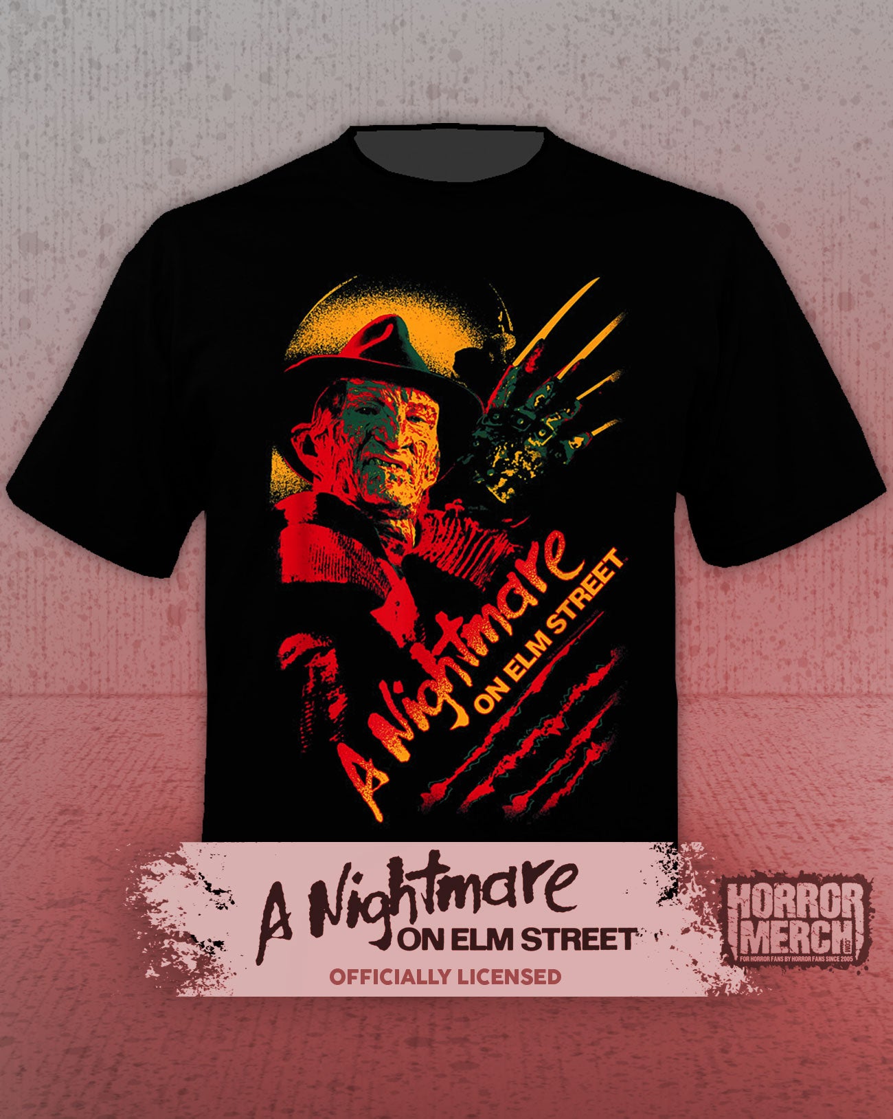 Nightmare On Elm Street - Neon Mens Shirt