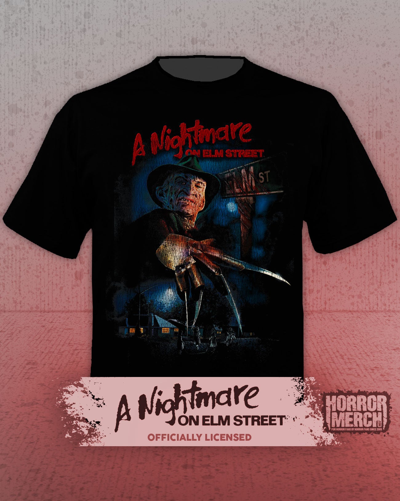 Nightmare On Elm Street - Collage (Elm St) Mens Shirt