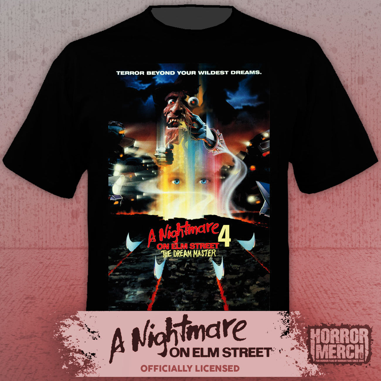 Nightmare On Elm Street - Dream Master Poster Mens Shirt