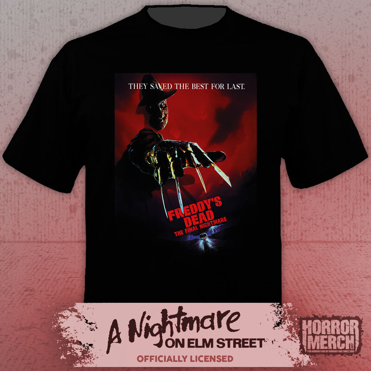 Nightmare On Elm Street - Freddys Dead Mens Shirt