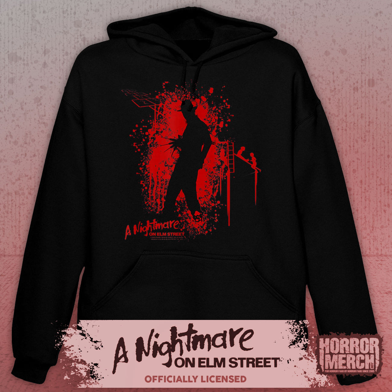 Nightmare On Elm Street - Freddy Splatter Hooded Sweatshirt