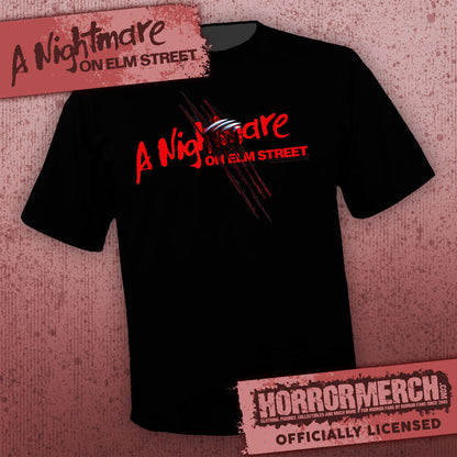 Nightmare On Elm Street - Slash Logo Mens Shirt