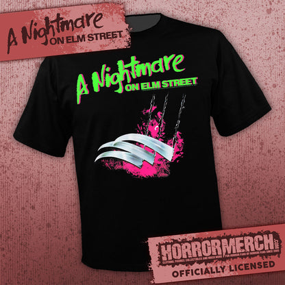 Nightmare On Elm Street - Neon Slash Mens Shirt