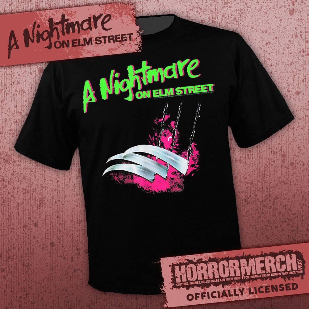 Nightmare On Elm Street - Neon Slash Womens Shirt