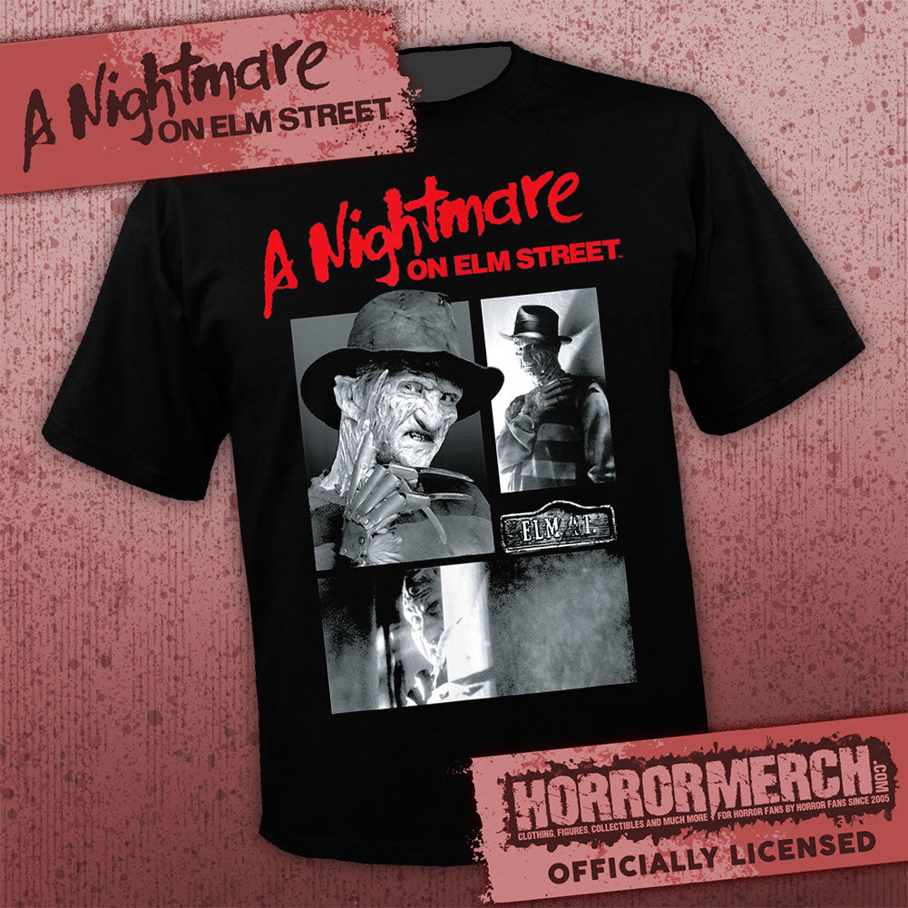 Nightmare On Elm Street - Photo Collage Womens Shirt