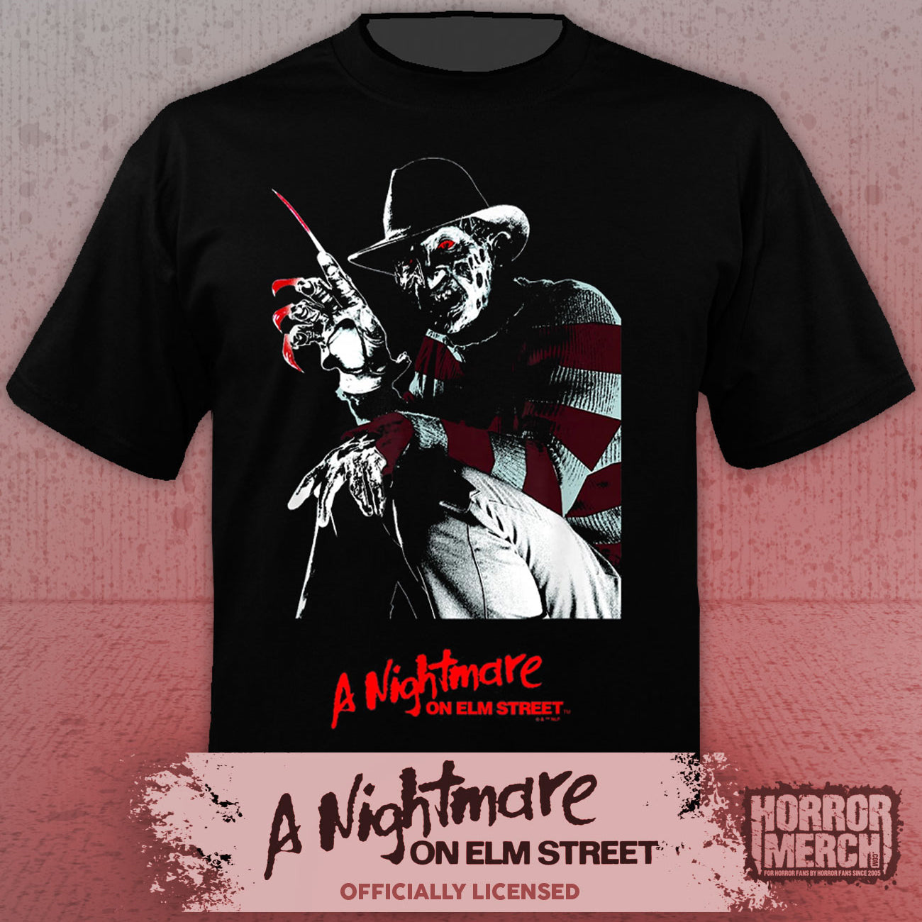Nightmare On Elm Street - Evil Eyes Mens Shirt