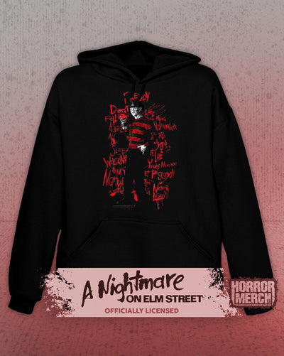 Nightmare On Elm Street - Scribble Hooded Sweatshirt