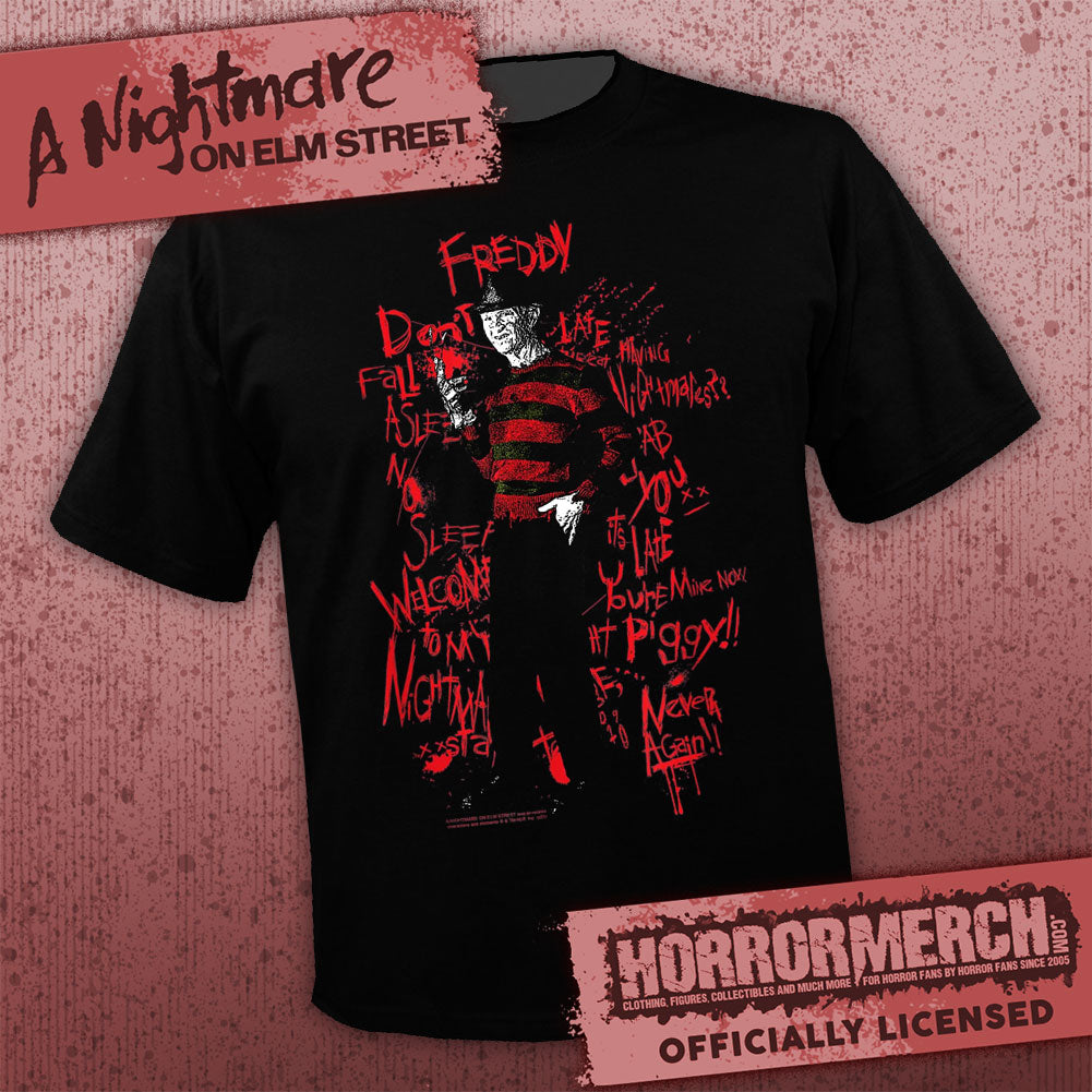 Nightmare On Elm Street - Scribble Mens Shirt