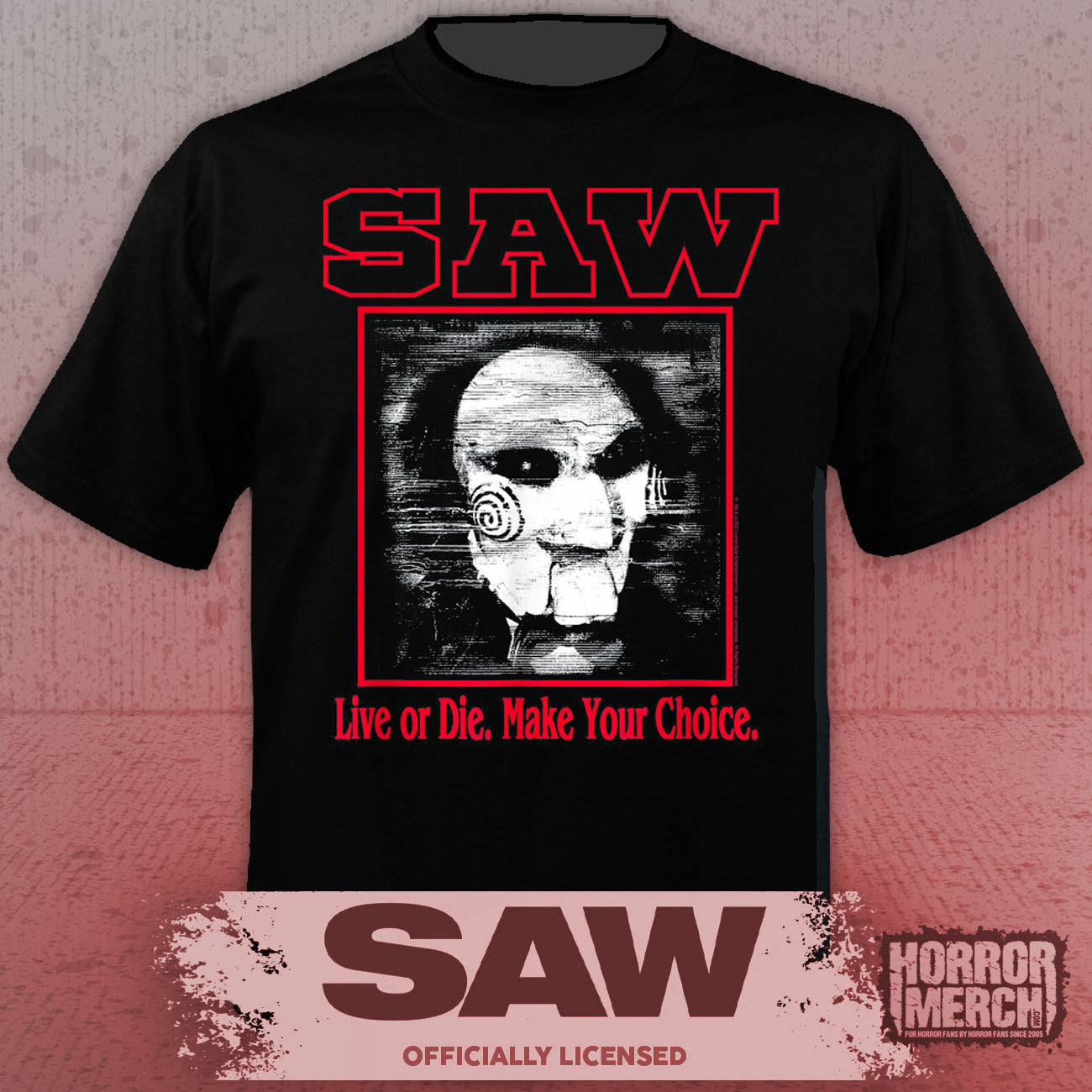 Saw - Live Or Die (Photo) Men's T-Shirt
