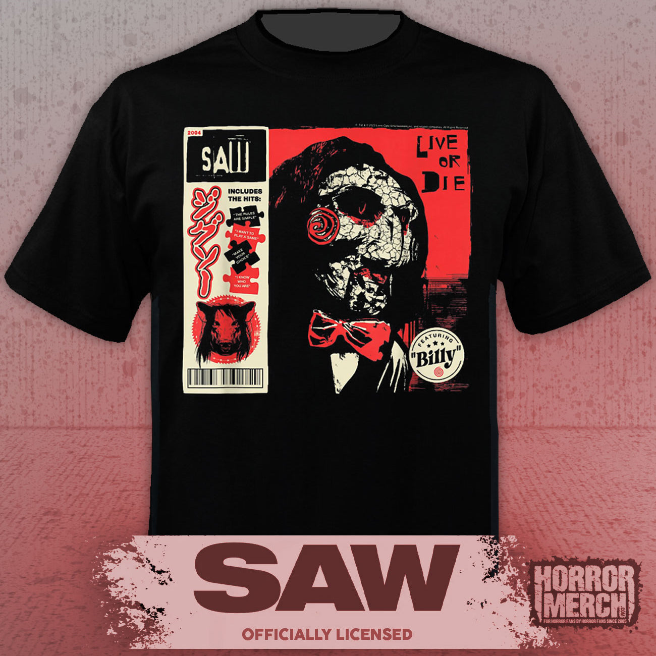 Saw - Billy (CD) Horror Women's T-Shirt