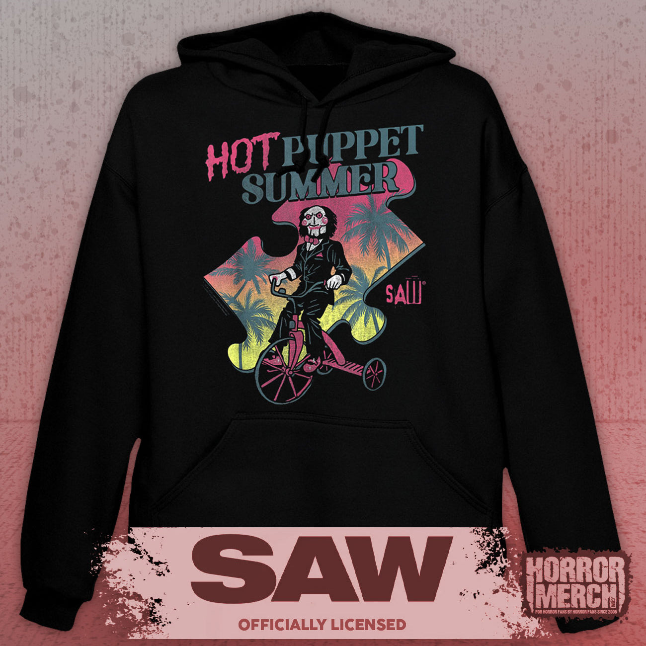 Saw - Hot Puppet Summer Horror Hooded Sweatshirt