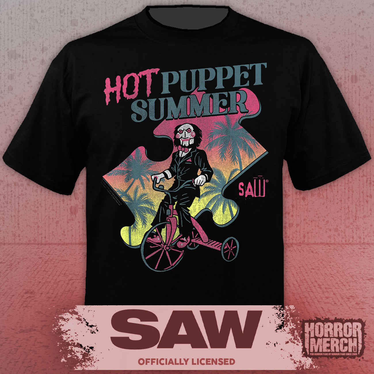 Saw - Hot Puppet Summer Men's T-Shirt