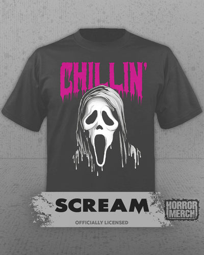 Scream - Chillin Mens Shirt (Gray)