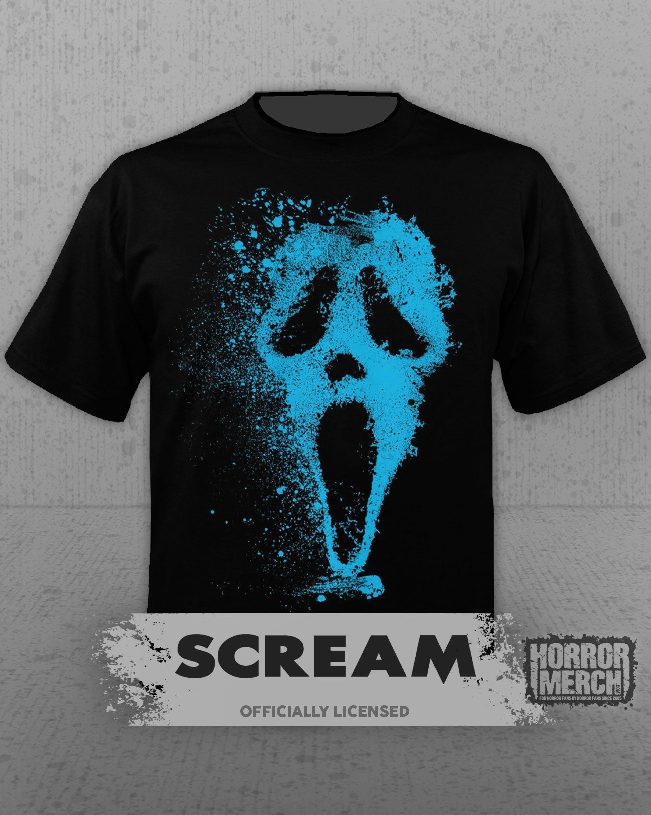 Scream - Ashes (Blue) Mens Shirt