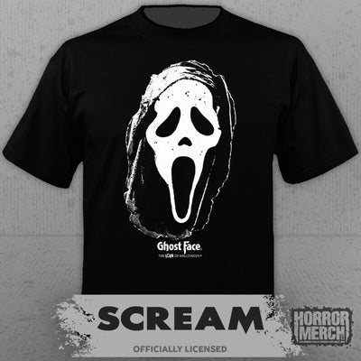 Scream - Distressed Mask Mens Shirt
