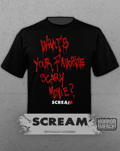 Scream - Favorite Scary Movie Mens Shirt