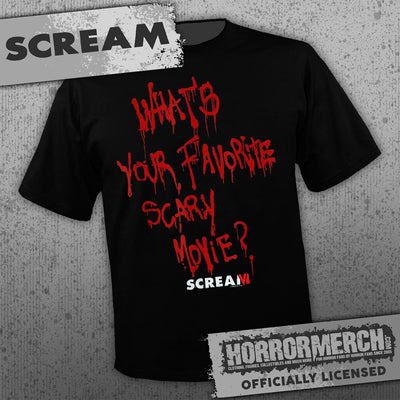 Scream - Favorite Scary Movie Mens Shirt