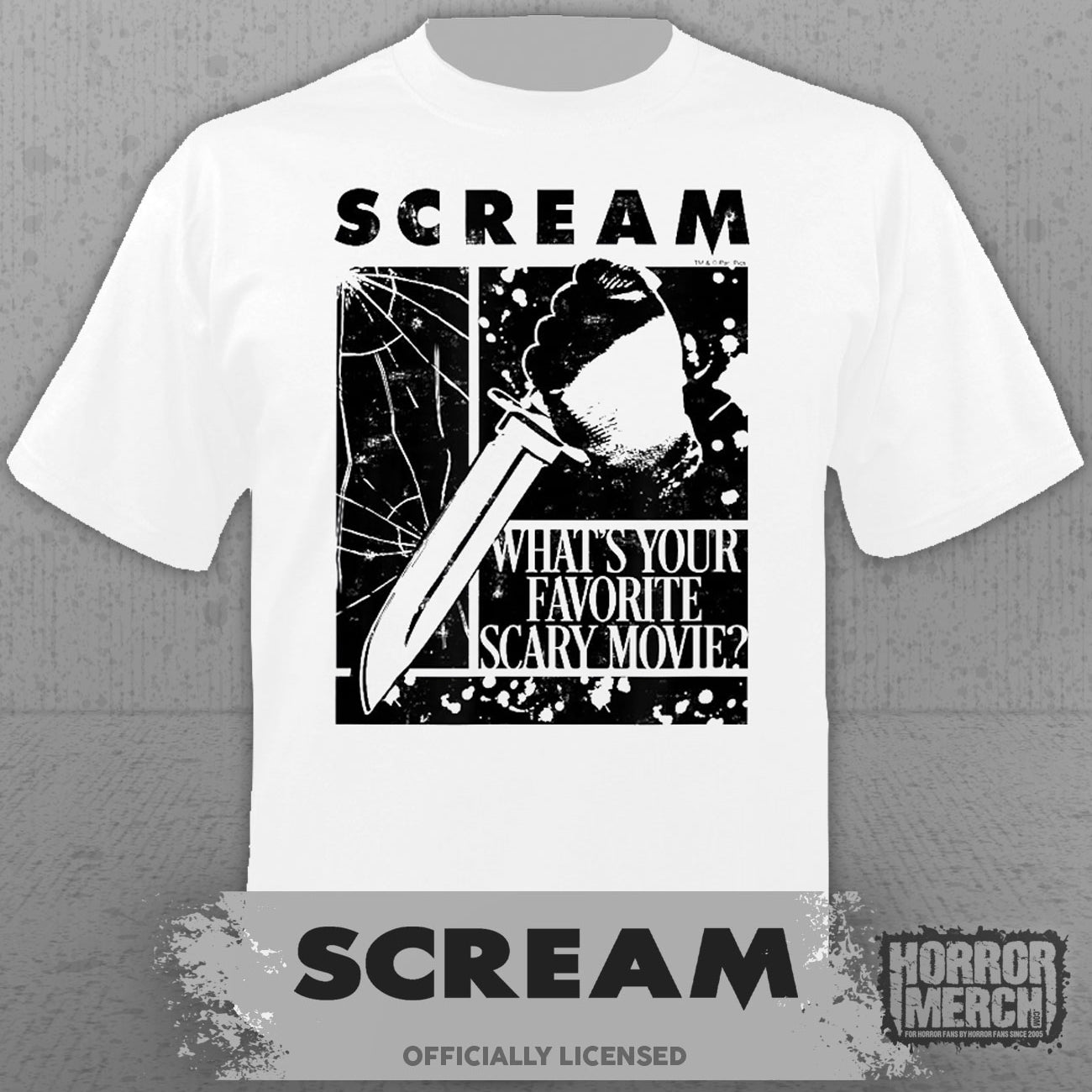 Scream - Broken Glass Women's T-Shirt (White)