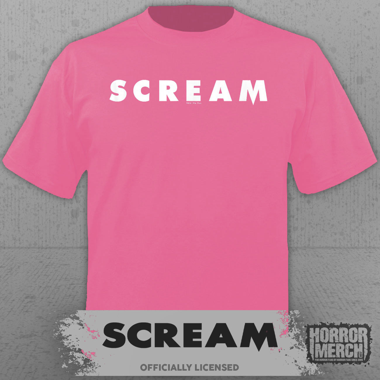 Scream - Logo Women's T-Shirt (Pink)