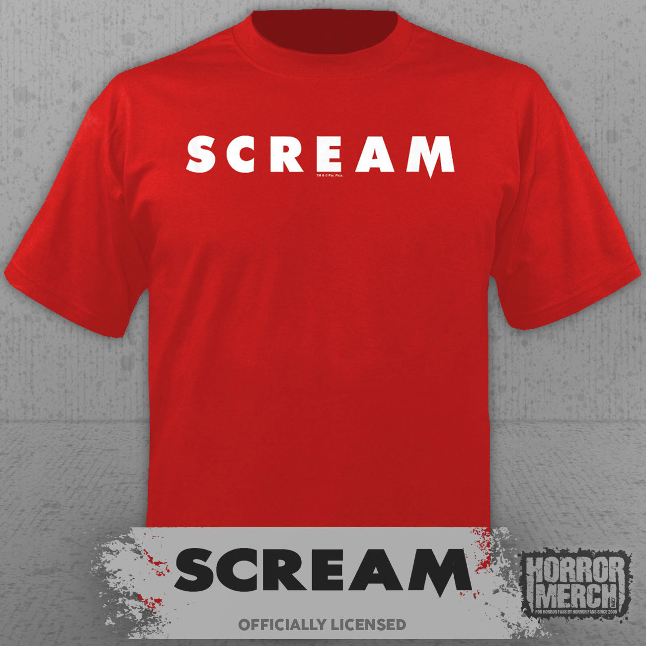 Scream - Logo Women's T-Shirt (Red)