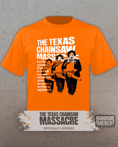Texas Chainsaw Massacre -  Running Womens Shirt (Orange)