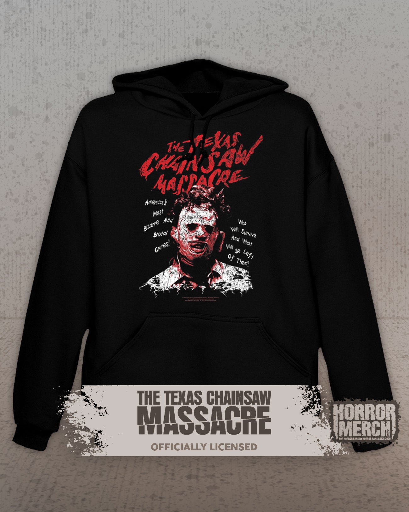 Texas Chainsaw Massacre - Bizzare And Brutal Crimes Hooded Sweatshirt