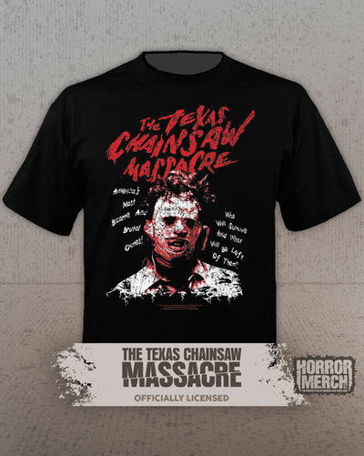 Texas Chainsaw Massacre - Bizzare And Brutal Crimes Mens Shirt