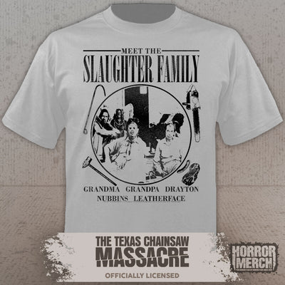 Texas Chainsaw Massacre - Sawyer Family Womens Shirt (Gray)