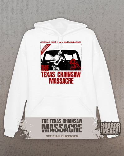 Texas Chainsaw Massacre - Bloody Sally Hooded Sweatshirt (White)
