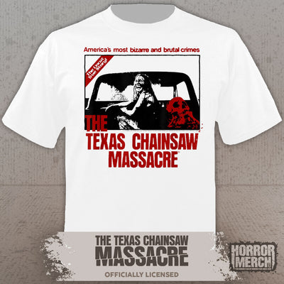 Texas Chainsaw Massacre - Bloody Sally Mens Shirt (White)