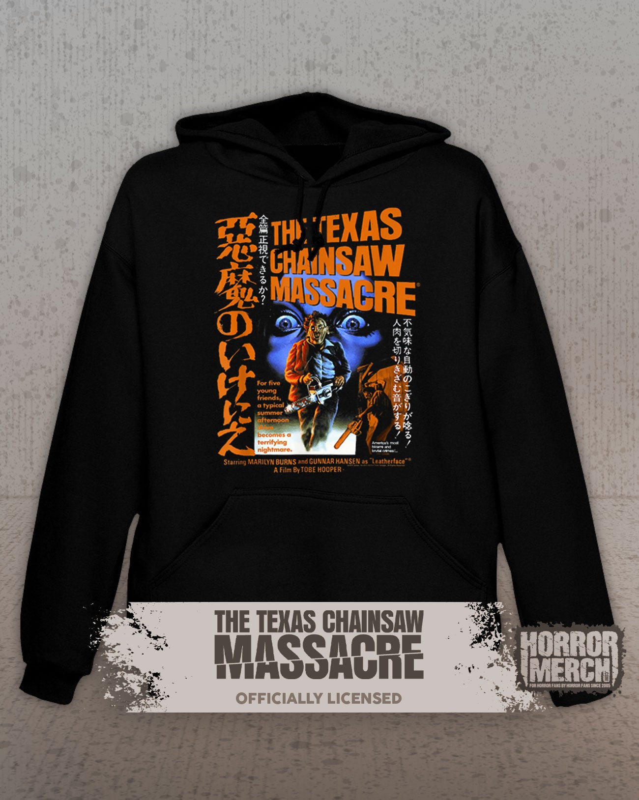 Texas Chainsaw Massacre - VHS Poster Hooded Sweatshirt