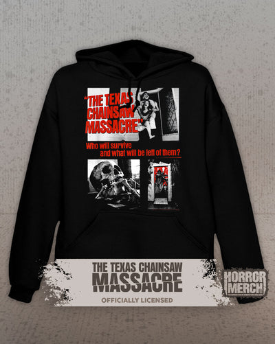 Texas Chainsaw Massacre - Collage (Who Will Survive) Hooded Sweatshirt