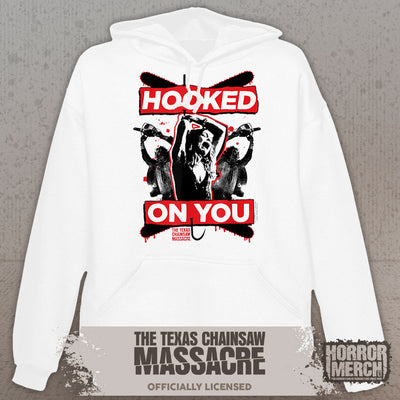 Texas Chainsaw Massacre - Hooked On You Hooded Sweatshirt (White)