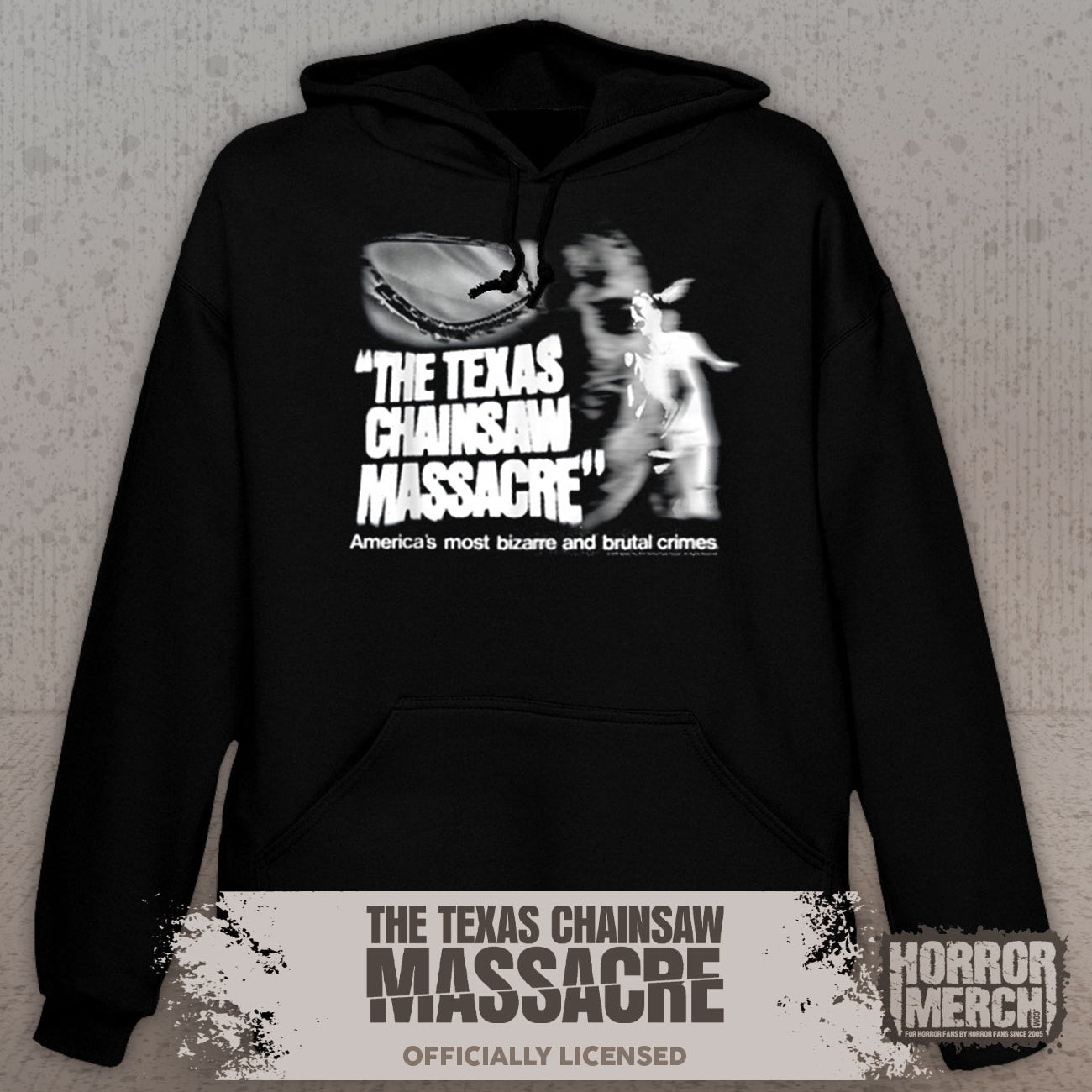 Texas Chainsaw Massacre - TV Guide Poster Hooded Sweatshirt