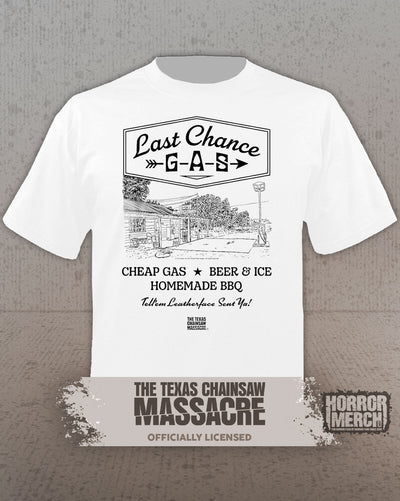 Texas Chainsaw Massacre - Gas Station Mens Shirt (White)