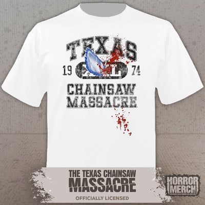 Texas Chainsaw Massacre - University Mens Shirt (White)